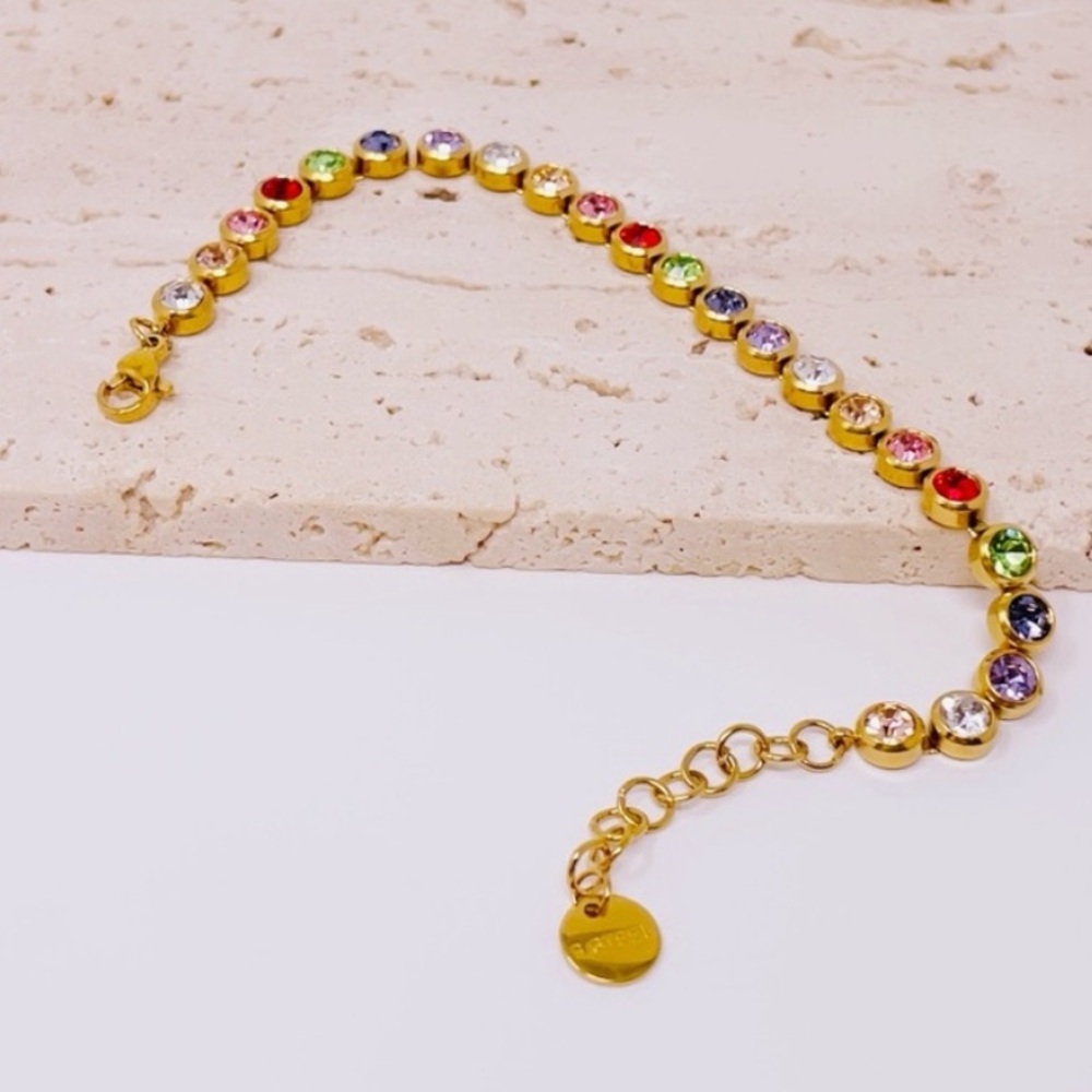 Gold Multicolor Bracelet